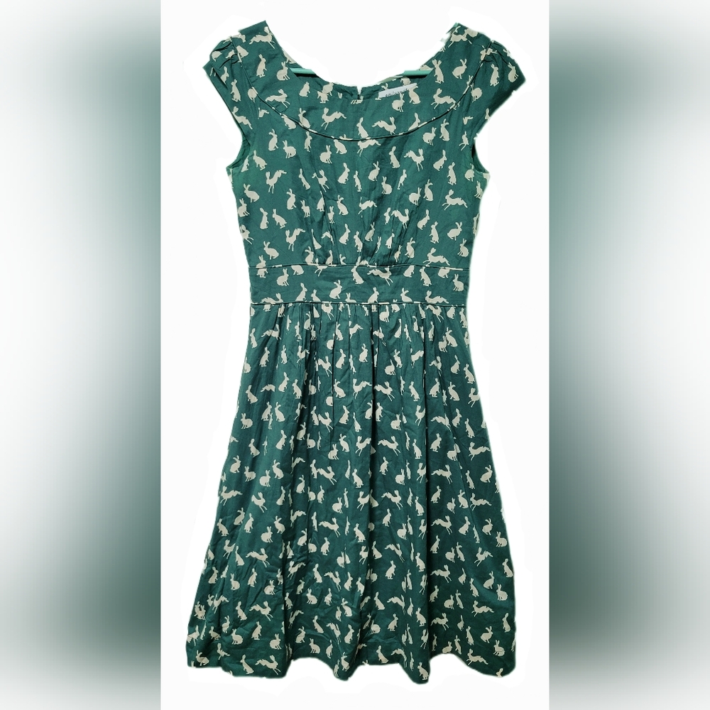 Emily And Fin Day After Day Bunny Rabbit Print Dress